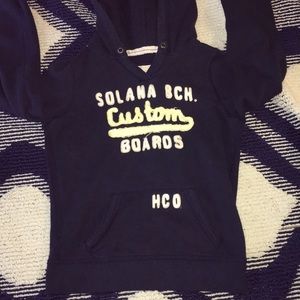 Sz M NAVY BLUE HOLLISTER HOODIE